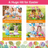 12PCS Easter Eggs Filled with Pull Back Car Toys, Easter Basket Stuffer for Toddler Boy Girl, Plastic Easter Eggs