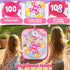 3 4 5 6 7 8 Bean Bag Toss Game for Kids - Cornhole Board Outdoor Toys for Toddlers -Party Activities Carnival Outside