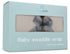 BlueMello Ultra-Soft Plush Swaddle Blanket for Infants 0-6 Months, Grey Receiving Wrap, Ideal Newborn Gift