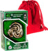 Vortex Hanayama Puzzle, Level 6 Difficulty, Bonus RED Velveteen Pouch Included