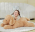 IKASA Giant Dog Labrador Stuffed Animal Plush Toy, 30" Jumbo Soft Fluffy Plushie, Gifts for Kids
