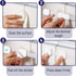 Bates Child Safety Strap Locks, 6 Pack, Child Proof Cabinet Latches for Baby Proofing