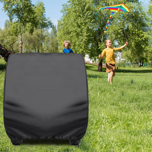 Kids Car Cover Waterproof Heavy Duty 300D Oxford Protector for Tesla Cyberquad, Large Ride On Truck Toys with Storage