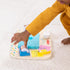 Melissa & Doug Wooden Work & Play Desktop Activity Board - Infant and Toddler Sensory Toy, FSC Certified