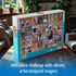 1000 Wonder Forge Dandy Dogs Piece Jigsaw Puzzle for Adults | Unique, Perfectly-Fitting Pieces | Fun, Vibrant Imagery |