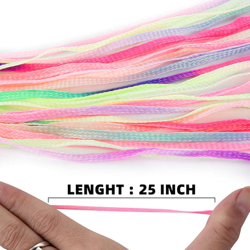 PROLOSO 15 Pcs Light Up Flashing Whistles with Lanyards, Glow in the Dark Party Favors for Kids.
