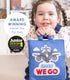 Curious Columbus Quiet Book - Away We Go Busy Book for Toddlers, Montessori Airplane Travel Toy for Preschool and Early