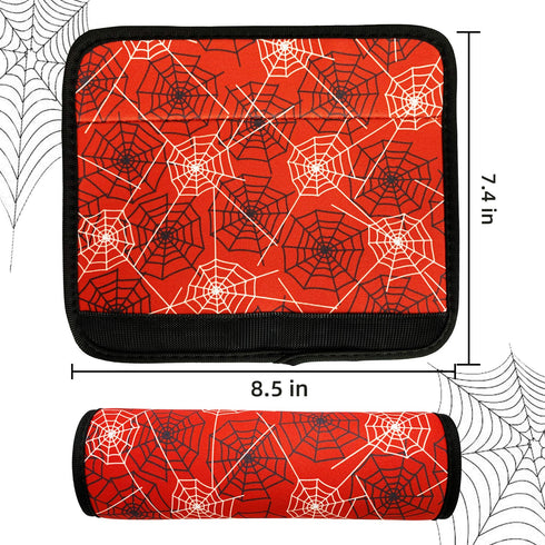 Spider Seat Belt Cover for Kids - Seat Belt Pad for Boys, Car Seat Straps Shoulder Pads, Kid's Cushion - 1 Piece (RED)