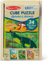 Melissa & Doug National Parks Alphabet & Animals 24-Piece Cube Puzzle (Everglades, Arches, Yellowstone)