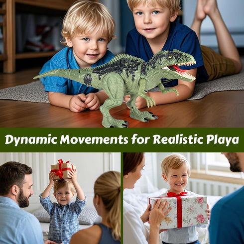 3-8, Covsen Giganotosaurus Dinosaur Toys for Kids Ages Action Figure with Roaring Sound, Lights & Attack Motion