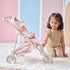 15-18 Inch 3+ Olivia's Little World Baby Doll Stroller with Canopy & Storage Basket Foldable Jogging Doll Pram Carriage
