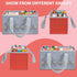 Set 2 IBVIVIC Carrying Case for Toniebox Starter and Figurines, Portable Travel Felt Cloth Musical Toy Folding Bag