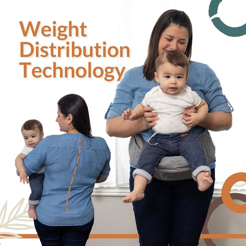 Baby Hip Seat Carrier Toddler Ergonomic and Adjustable Baby Carrier Newborn to Toddler with Hip Seat Belt Extender