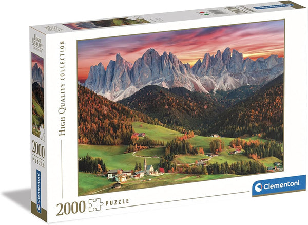 Clementoni 32570 Puzzle Valley, 2000 Pieces, Made in Italy, Jigsaw Puzzle for Adults