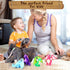 5 16 Inch 4 Mommy HyDren Pcs Dragon Plush Toys Dragon Stuffed with Babies Dragons in Dinosaur Belly, Plush Animal