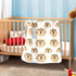 30x40 vvfelixl Baby Swaddle Blanket for Boys Girls Golden Retrievers Glasses Baby Receiving Blanket for Newborn Nursery