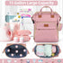 Backpack Backpack ZRSUN Diaper Bag with Portable Station & USB Port, Large Capacity Travel Baby Bag with Changing Pad