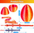 12Pcs 3D 8.86inch 3D 12Pack Printed Dragon Eggs Mini Dragon Eggs with Dragon Inside Printed Toys Dragon Toys for Kid