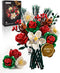 iATOM Flower Bouquet Building Set - Artificial Roses Botanical Collection for Adults -