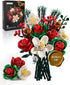 iATOM Flower Bouquet Building Set - Artificial Roses Botanical Collection for Adults -