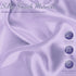 2 Pack, 28 52 8 Inch Entisn Satin Crib Sheets x x Soft Fitted Crib Mattress Sheets for Baby Girls, Light Purple Nursery
