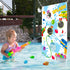 Toss Game Banner for Water Balloons - 4 Score Holes Shooter Target for Water Gun, Pool Party Supplies