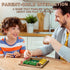 AIUAZA Game,4 2-4 Dice Game Shut The Box Wooden Board Sided Family Math Game for Players,Educational Learning