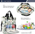 SUABO Backpack Tree Watercolor Pattern Baby Diaper Bag Large Bag Waterproof Travel Diaper Bags for Moms and Dads