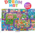 Oriate Kids Toy Dream Play Mat - Princess Castle Girls Pink Playmat - Parent-Kid Interaction Game Mat