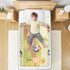 siphylline 52" 34" Cartoon Farmer Hedgehogs Green Extra Large Resuable Diaper Mats Waterproof Washable Potty Training