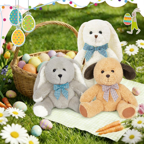 5 Pack 13'' MaoGoLan Soft Stuffed Animals Bulk for Easter Cute Plush Toys Party Favors Bundle for Kids Teens Girls