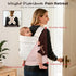 MOCKPOSE 100% Carrier,3 Ergonomic,Cozy 7-40lbs,Black Baby Carrier Newborn to Toddler- Pure Cotton Double-Side