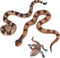 Realistic Fake Rubber Snakes and Lizard Set, Lifelike Reptile Models for Pranks, Garden Decor, Educational Play, 3