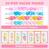 28 JOYIN PCS Valentine's Day Gifts Cards with Heart Pop Fidget Bracelets, Stress Relief Pop Bubble Fidget Toys for Kids