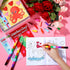28 28 Funrous Pcs Valentine's Day Coloring Books for Kids Bulk with Stacking Crayons Valentines Activity Books
