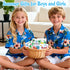 ERTIUANIO 24 Set Summer Summer Arts and Crafts for Kids Adults Bulk, Hawaiian Activities DIY Puzzle Kit with Beach