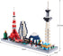Architecture Sets Micro Mini Blocks Japan Tokyo Skylines Building Kit, Famous Landmark Collection Model Set for Adults,