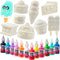 Idiy Jumbo Squishy Toys Craft Kit for Kids-Paint Your Own Slow Rising Squishies