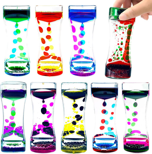 OCTTN Liquid Motion Bubbler Timer Set of 9 Great Desktop Liquid Timer for