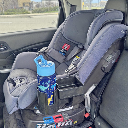 Swigzy Cup Holder and Snack Tray for Nuna RAVA Car Seats (Does not fit Exec, PIPA, or REVV) - Holds Most Kids Water