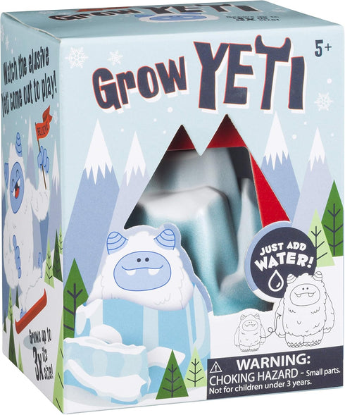 Toysmith Hatchin' Grow Yeti, Just Add Water Fun DIY Kit, 6913 Small