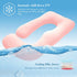 Cute Castle 57 Inch Cooling Cover Pregnancy Pillows, Soft U-Shape Maternity Pillow with Removable Cover - Full Body
