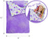 Cozy 2-Piece Playset 14" 2 3 4 June Garden Dream Reversible Doll Sleeping Bag - Doll Accessory with Pillow - Fits