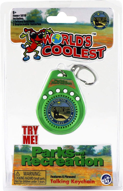 World's Coolest Parks & Rec Talking Keychain