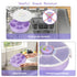 Pawtong 5 (1 Pack- Snack Rotator Container Reusable Snack Box with Compartment Dispenser and Lid, Color Matching
