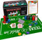 Gamie Texas Holdem Poker Game Set - Includes Holdem Mat, 2 Card