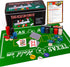 Gamie Texas Holdem Poker Game Set - Includes Holdem Mat, 2 Card