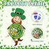 Seenelling Set 23.6 31.5in 6 St Patricks Day Games Large x Dart Board Games with Sticky Balls Irish Party for Adults