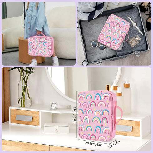 Bow Organizer for Girls, Bows Holder for Girls Hair, Bow Case Organizer for Toddler Baby Girl Hair Accessories for Claw