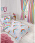 Price Right Home Rainbow Sky Junior Toddler Duvet Cover and Pillowcase Set
